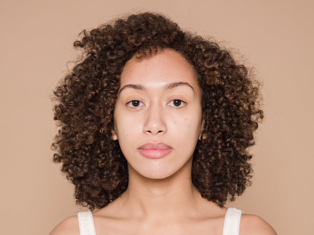 curly hair woman