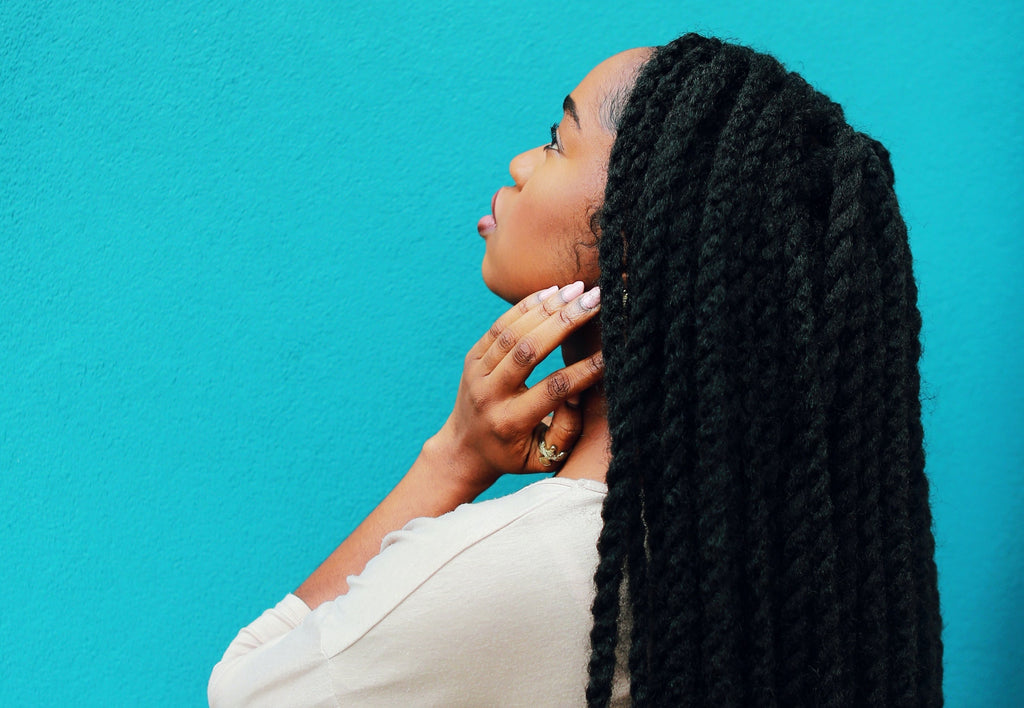 Braided hair woman