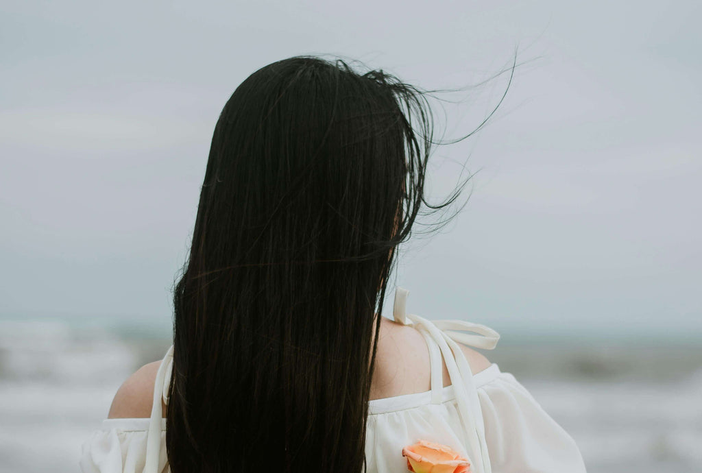 long brunette hair