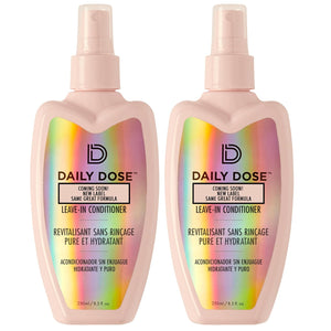 Daily Dose Leave-In Conditioner (2 Pack 8.5oz) Hair Detangler Spray (Award Winning), Paraben Free, Phthalates Free, Cruelty Free, Vegan